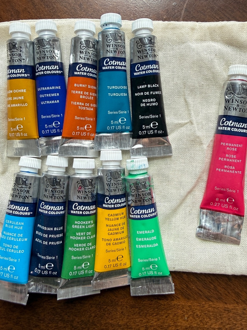 11 Winsor & Newton Cotman Watercolor / Watercolours Tubes